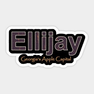 Ellijay Grunge Text Sticker